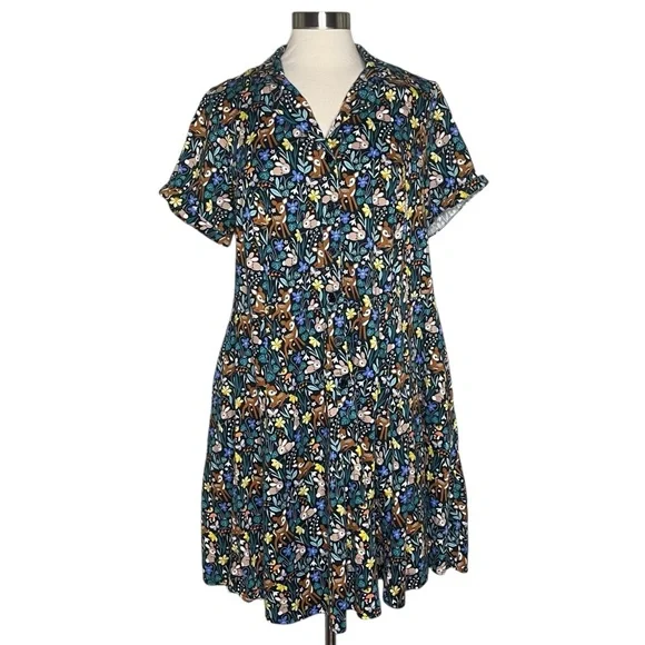 Eva Rose 2X forest animals dress - Picture 1 of 8